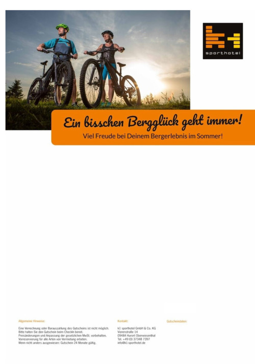 Wertgutschein Bike- & Skiverleih