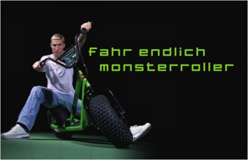  Geschenkkarte Monsterroller